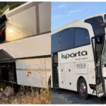 Isparta-Afyon arasında korkutan kaza: 28 yaralı